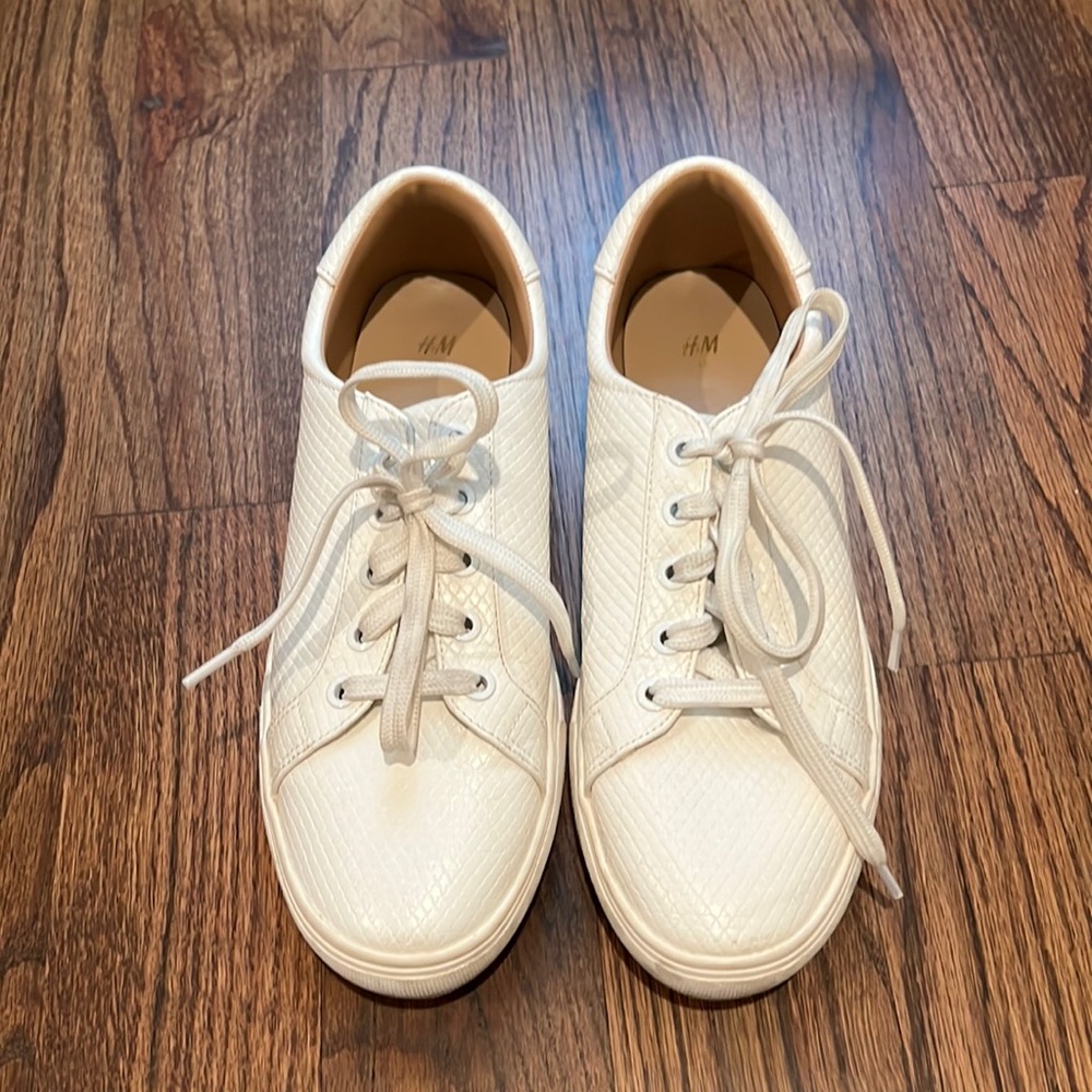 Faux Leather Sneakers